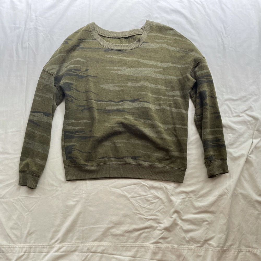 Zoe + Liv Camo Sweater